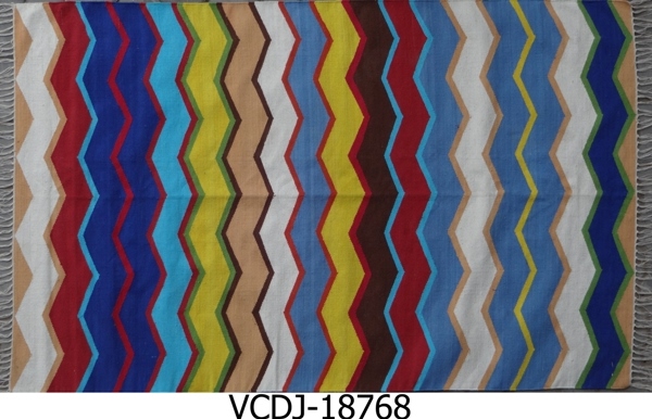 HAND WOVEN COTTON KILIM